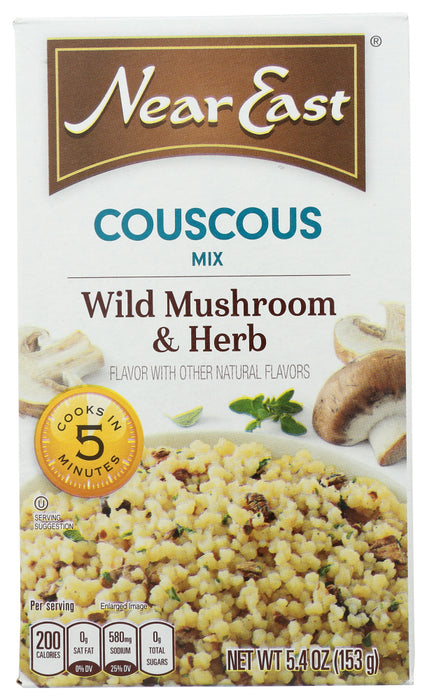 NEAR EAST: Couscous Mix Wild Mushrooms and Herb, 5.4 oz