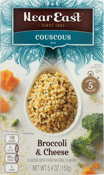 NEAR EAST: Couscous Broccoli Cheese, 5.4 oz