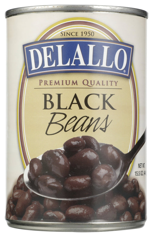 DELALLO: Black Beans, 15.5 oz - No Brand For Less 