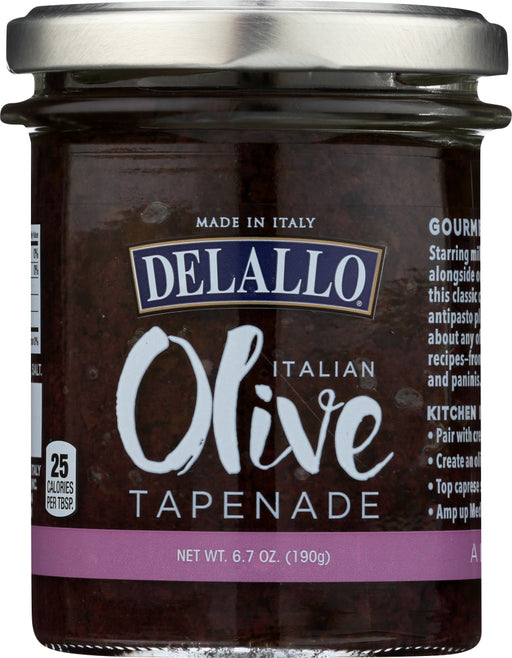 DELALLO: Black Italian Olive Tapenade, 6.7 oz - No Brand For Less 
