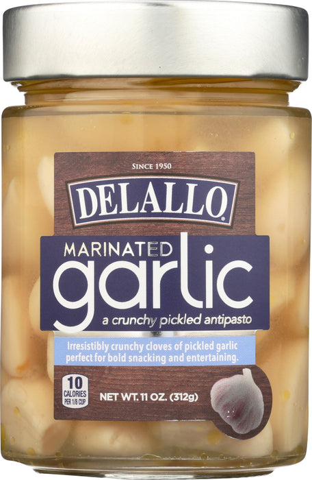 DELALLO: Marinated Garlic in Extra Virgin Olive Oil, 11 oz