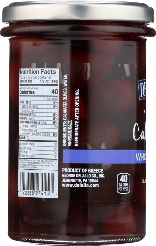 DELALLO: Calamata Olives, 5.8 oz - No Brand For Less 