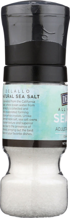 DELALLO: Seasoning Sea Salt Grinder, 7.5 oz