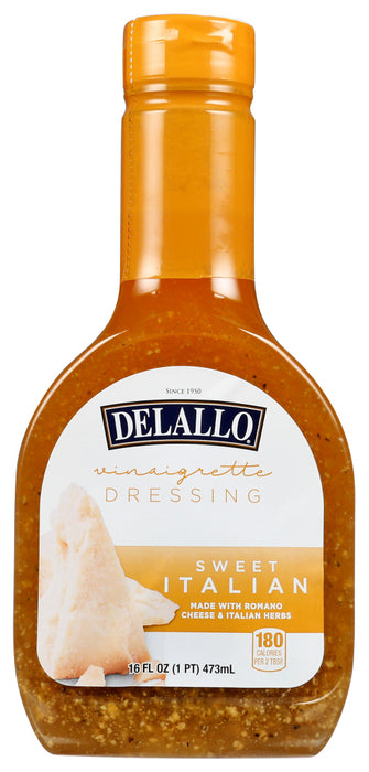 DELALLO: Dressing Italian House Sweet, 16 oz