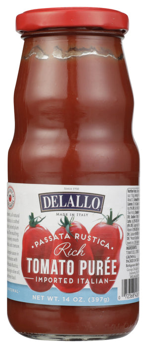 DELALLO: Sauce Tomato Puree Rich, 14 oz