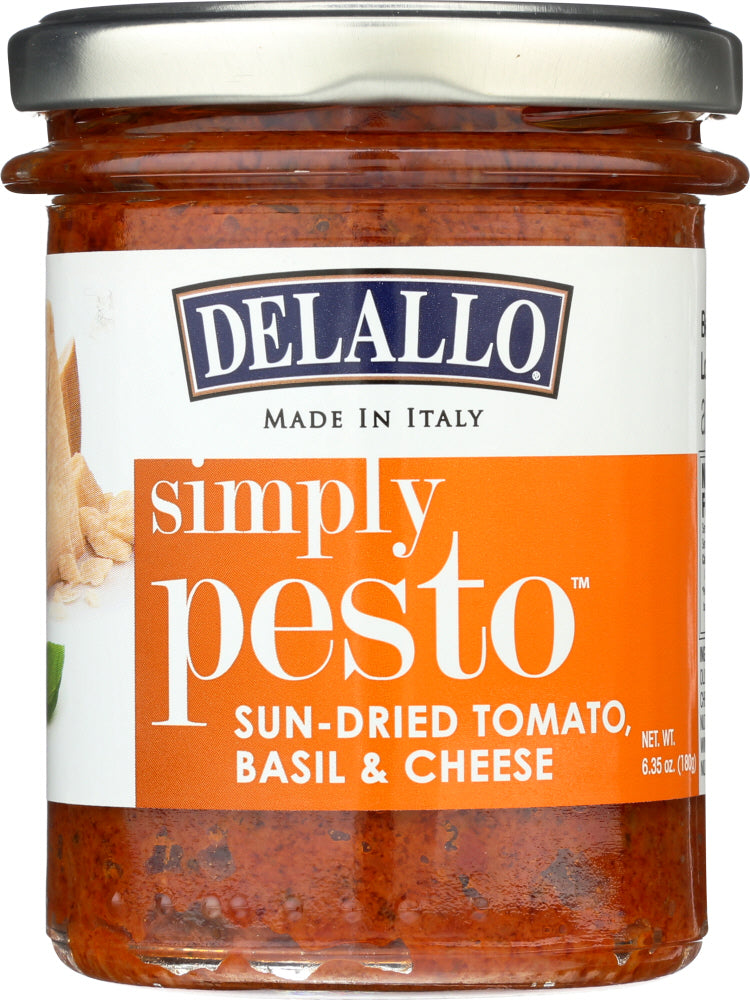 DELALLO: Pesto Sundried Tomato Basil Cheese, 6.35 oz - No Brand For Less