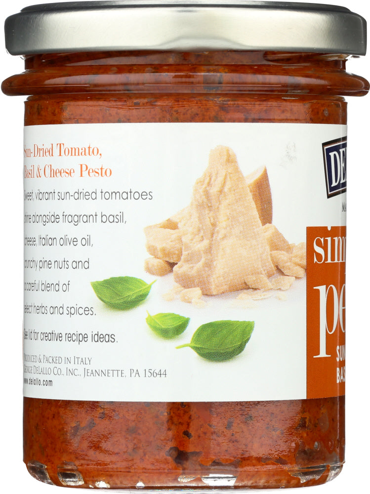 DELALLO: Pesto Sundried Tomato Basil Cheese, 6.35 oz - No Brand For Less