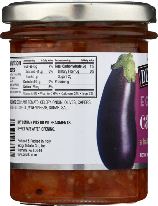 DELALLO: Eggplant Caponata, 6.7 oz