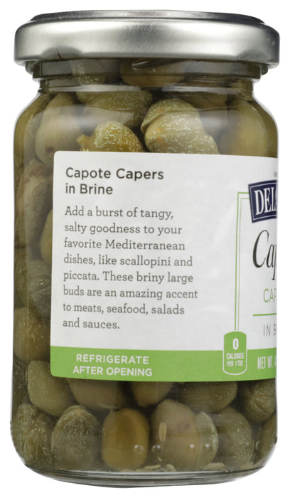 DELALLO: Capers Capote in Brine, 4 oz