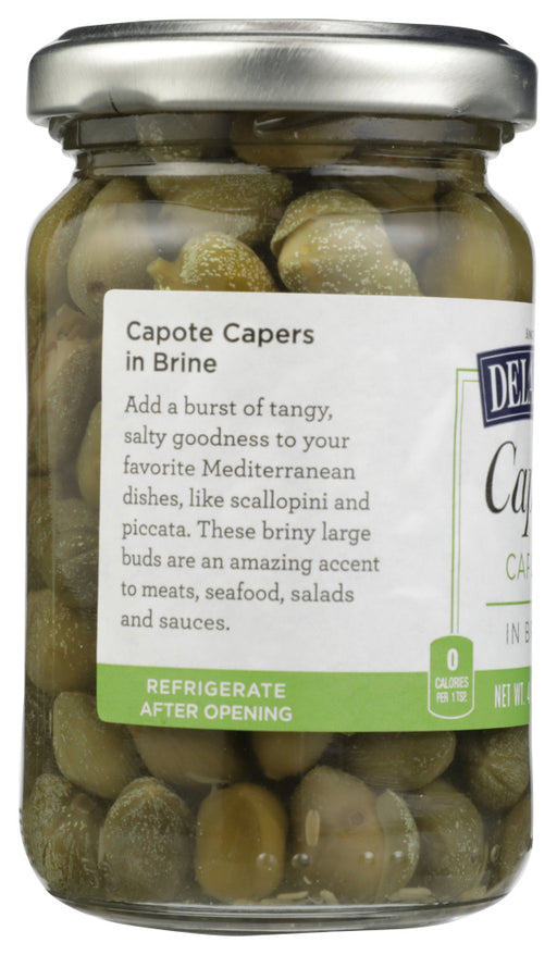 DELALLO: Capers Capote in Brine, 4 oz - No Brand For Less 