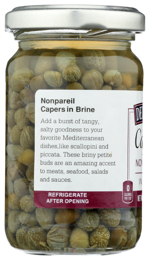 DELALLO: Capers Nonpareil in Brine, 4 oz - No Brand For Less 