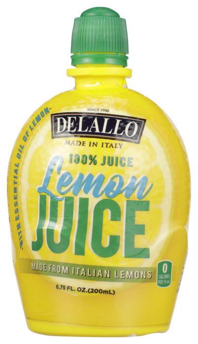 DELALLO: Juice Lemon Plus, 6.75 oz - No Brand For Less 