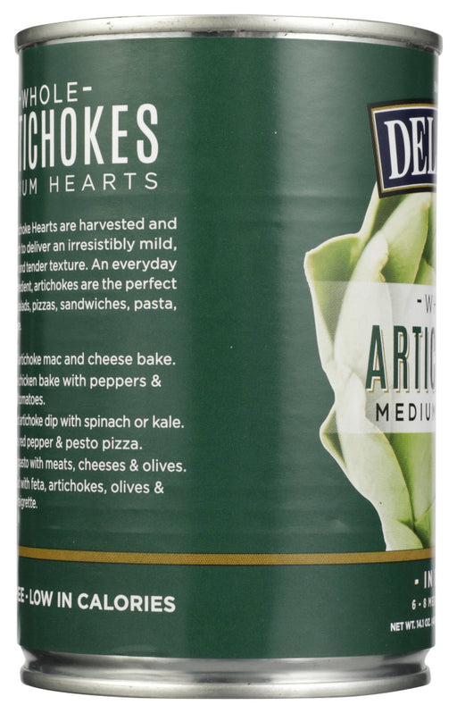 DELALLO: Artichoke Heart 6-8 Counts, 14.1 oz - No Brand For Less 