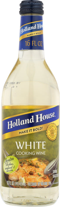 HOLLAND HOUSE: White Cooking Wine, 16 oz