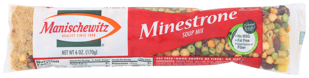 MANISCHEWITZ: Soup Mix Minestrone, 6 oz
