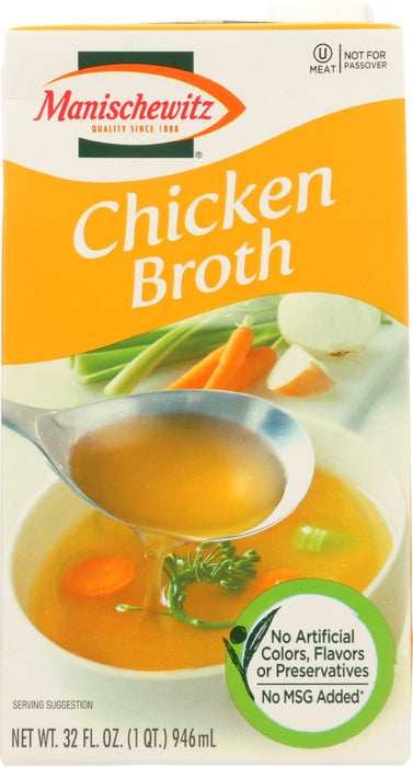 MANISCHEWITZ: Broth Chicken All Natural, 32 oz