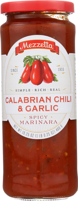 MEZZETTA: Calabrian Chili & Garlic Marinara, 16.25 oz
