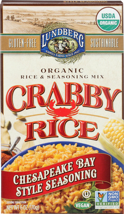 LUNDBERG: Mix Rice Crabby, 6 oz