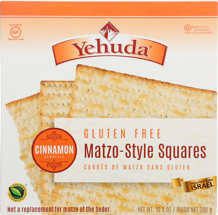 YEHUDA: Matzo Style Crackers Cinnamon, 10.5 oz