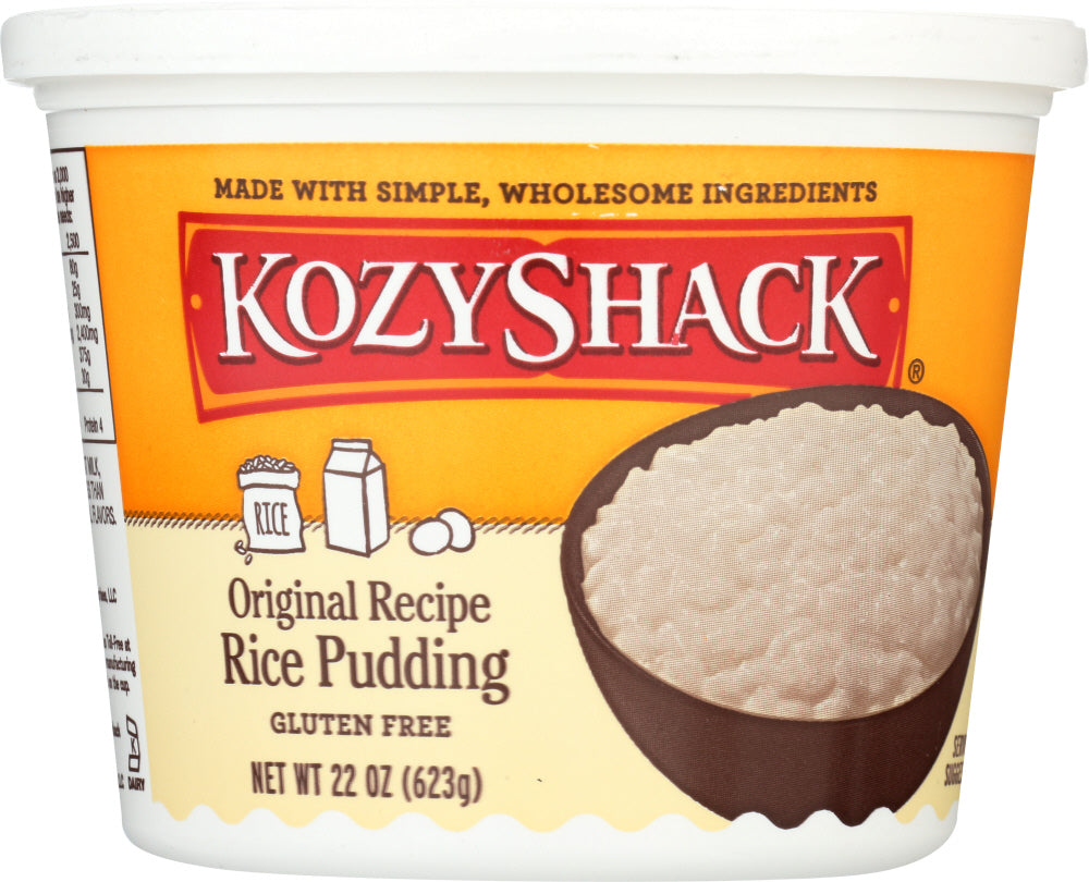 KOZY SHACK: Original Recipe Rice Pudding, 22 oz — No Brand For Less