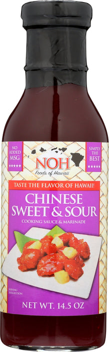 NOH FOODS: Chinese Sweet & Sour Cooking Sauce & Marinade, 14.5 oz