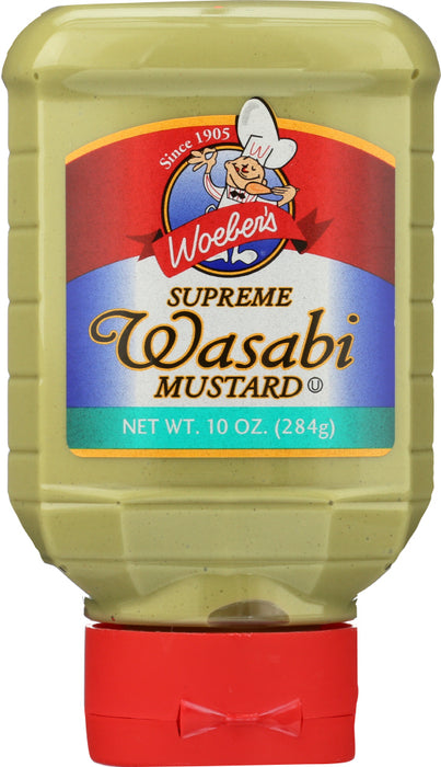 WOEBER: Mustard Supreme Wasabi, 10 oz