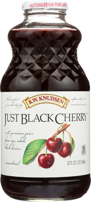 R.W. KNUDSEN FAMILY: Juice Just Black Cherry, 32 oz