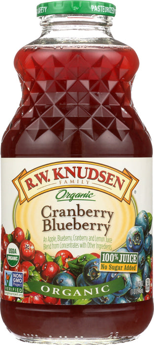 KNUDSEN: Organic Cranberry Blueberry Juice, 32 oz