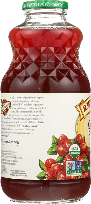 KNUDSEN: Organic Cranberry Blueberry Juice, 32 oz