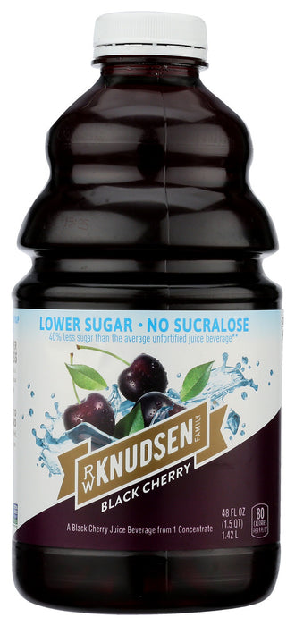 KNUDSEN: Black Cherry Low Sugar Juice, 48 fo
