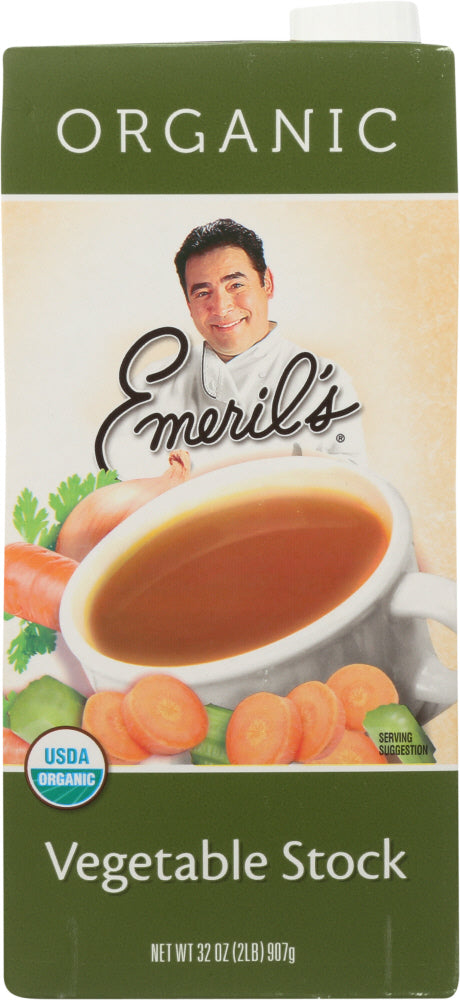 EMERIL'S: Organic Vegetable Stock, 32 oz - No Brand For Less 