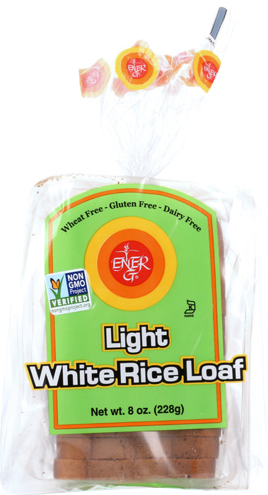 ENER G FOODS: Bread Loaf Light Rice White, 8 oz