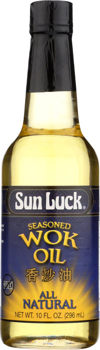 SUN LUCK: Seasoned Wok Oil, 10 oz