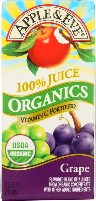 APPLE & EVE: Organic Grape Juice 3 Packed, 200 ml