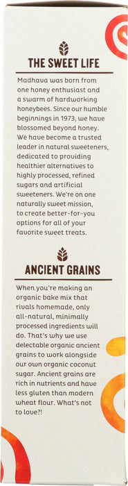 MADHAVA HONEY: Ancient Grains And Organic Sweeteners Yellow Cake Mix, 15.2 oz