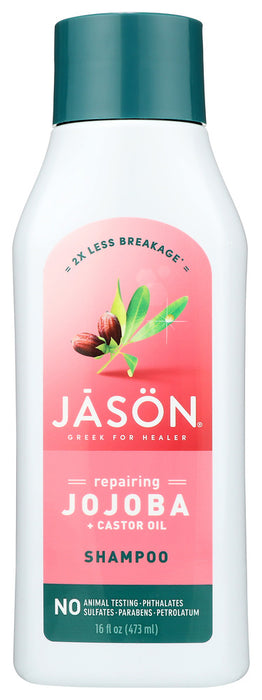 JASON: Pure Natural Shampoo Long & Strong Jojoba, 16 oz