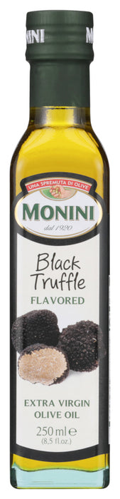 MONINI: Extra Virgin Olive Oil Black Truffle, 8.5 oz