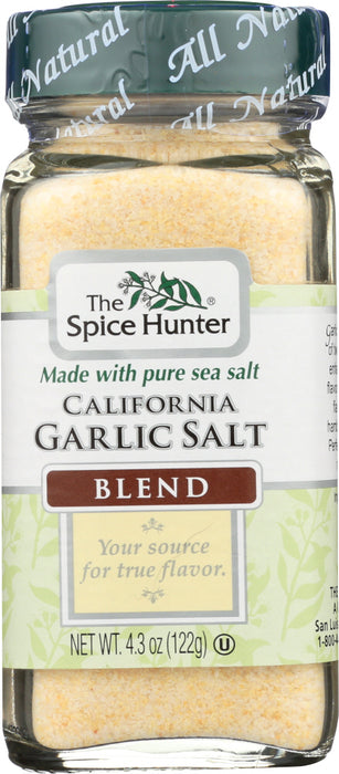 SPICE HUNTER: Garlic Salt California Blend, 4.3 oz
