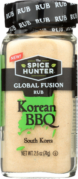 SPICE HUNTER: Global Fusion Rub Korean Bbq, 2.6 oz