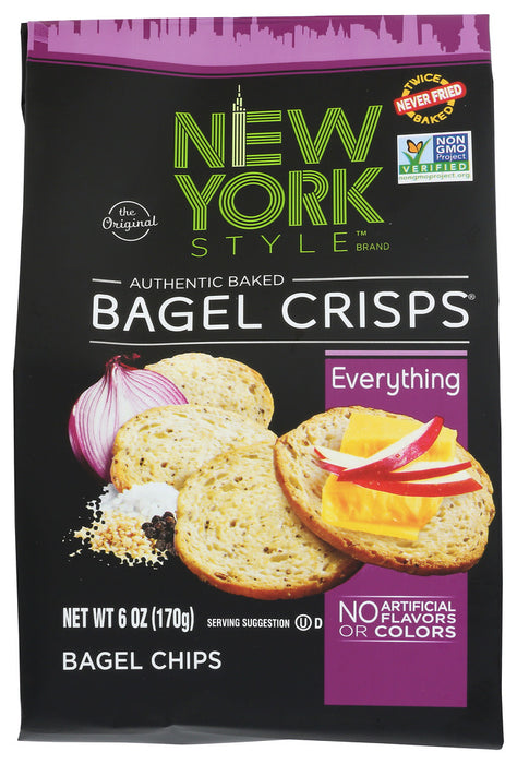 NEW YORK STYLE: Bagel Crisp Everything, 6 OZ