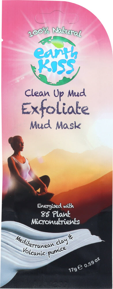 EARTH KISS: Mask Mud Exfoliate, .59 oz - No Brand For Less 