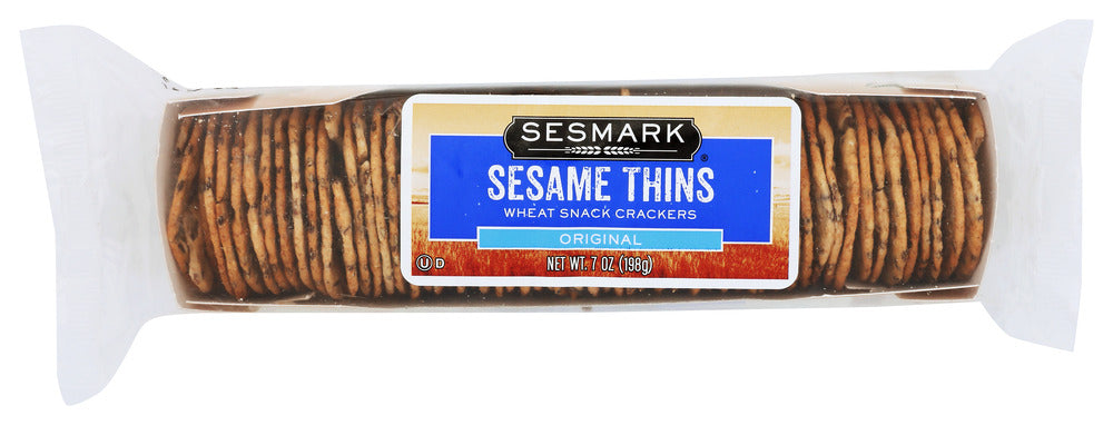 SESMARK: Crackers Thins Sesame Original, 7 oz