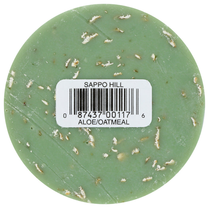 SAPPO HILL: Glycerine Creme Soap Aloe Oatmeal, 3.5 oz