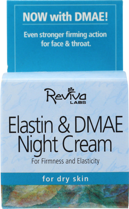 REVIVA LABS: Elastin & DMAE Night Cream, 1.5 oz