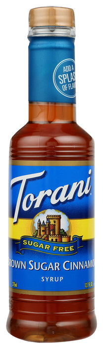 TORANI: Brown Sugar Cinnamon Syrup Sugar Free, 12.7 fo