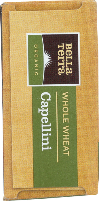 BELLA TERRA: Organic Whole Wheat Capellini Pasta, 16 oz