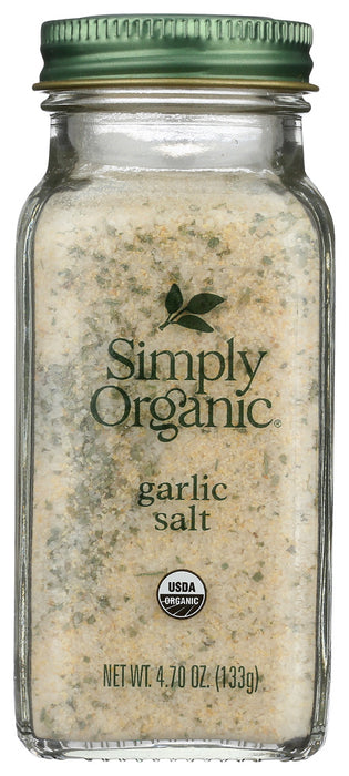 SIMPLY ORGANIC: Garlic Salt, 4.7 Oz