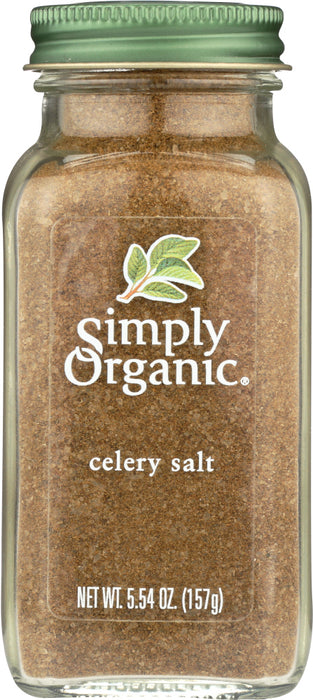 SIMPLY ORGANIC: Bottle Celery Salt Organic, 5.54 oz