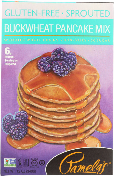 PAMELAS: Mix Pancake Buckwheat, 12 oz