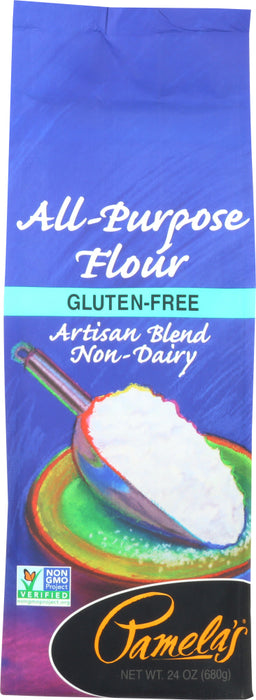 PAMELAS: Flour All Purpose Artisan Blend Gluten Free, 24 oz
